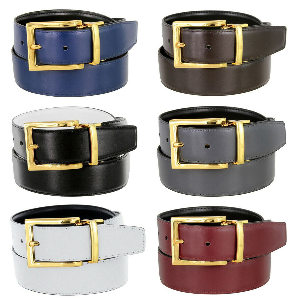 mens black dress belt